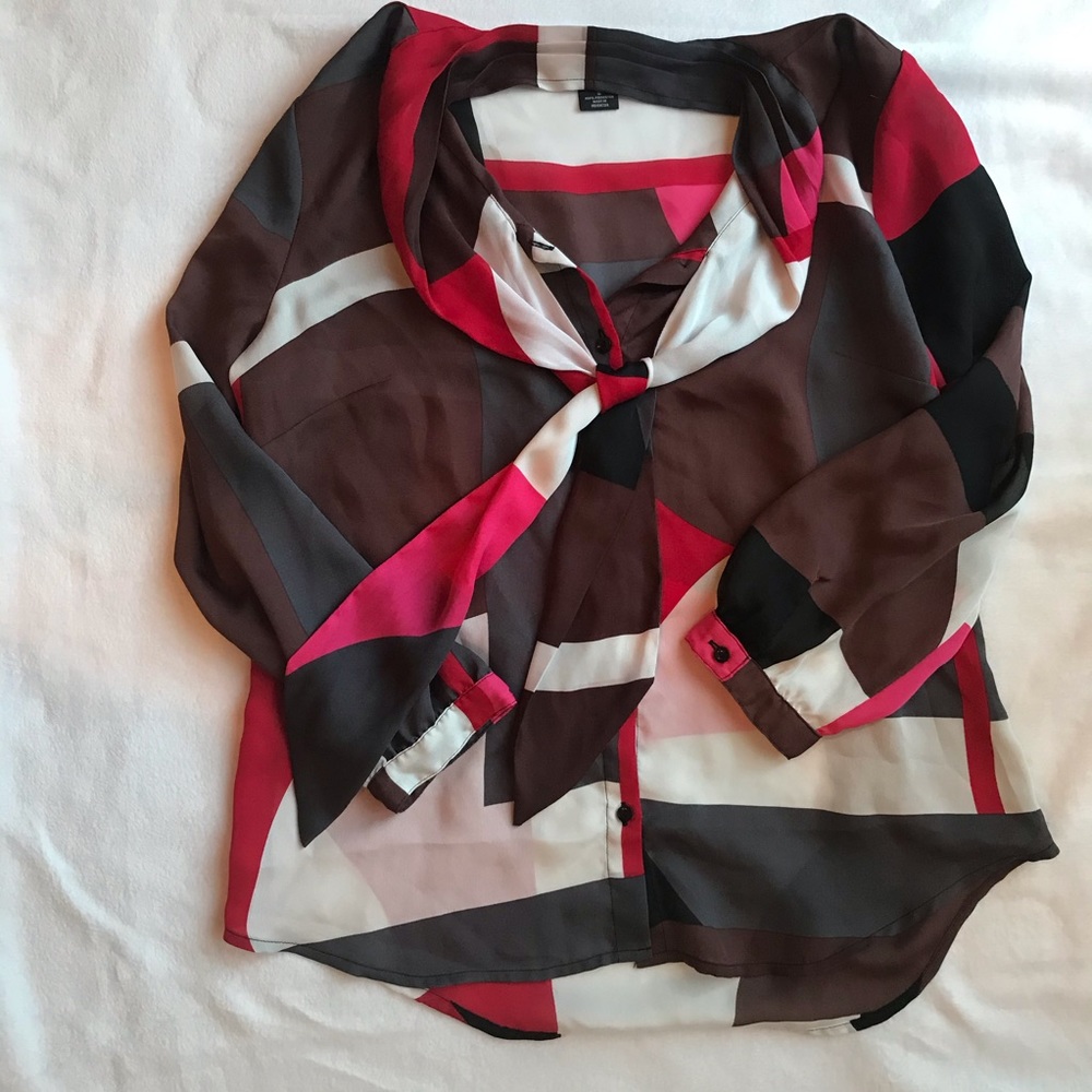 Liz Claiborne color blocked top
